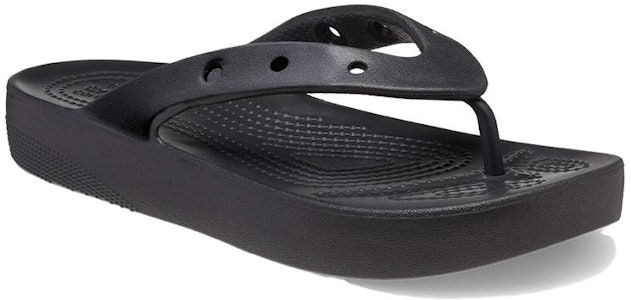 (W) Crocs经典增高人字拖“黑色” 207714-001 Lookbook (W) Crocs经典增高人字拖“黑色” 207714-001