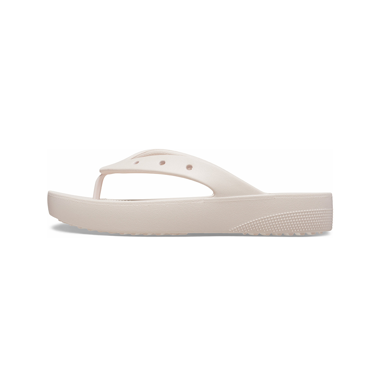 (Women) Crocs Classic Platform Flip 'White' 207714-6UR