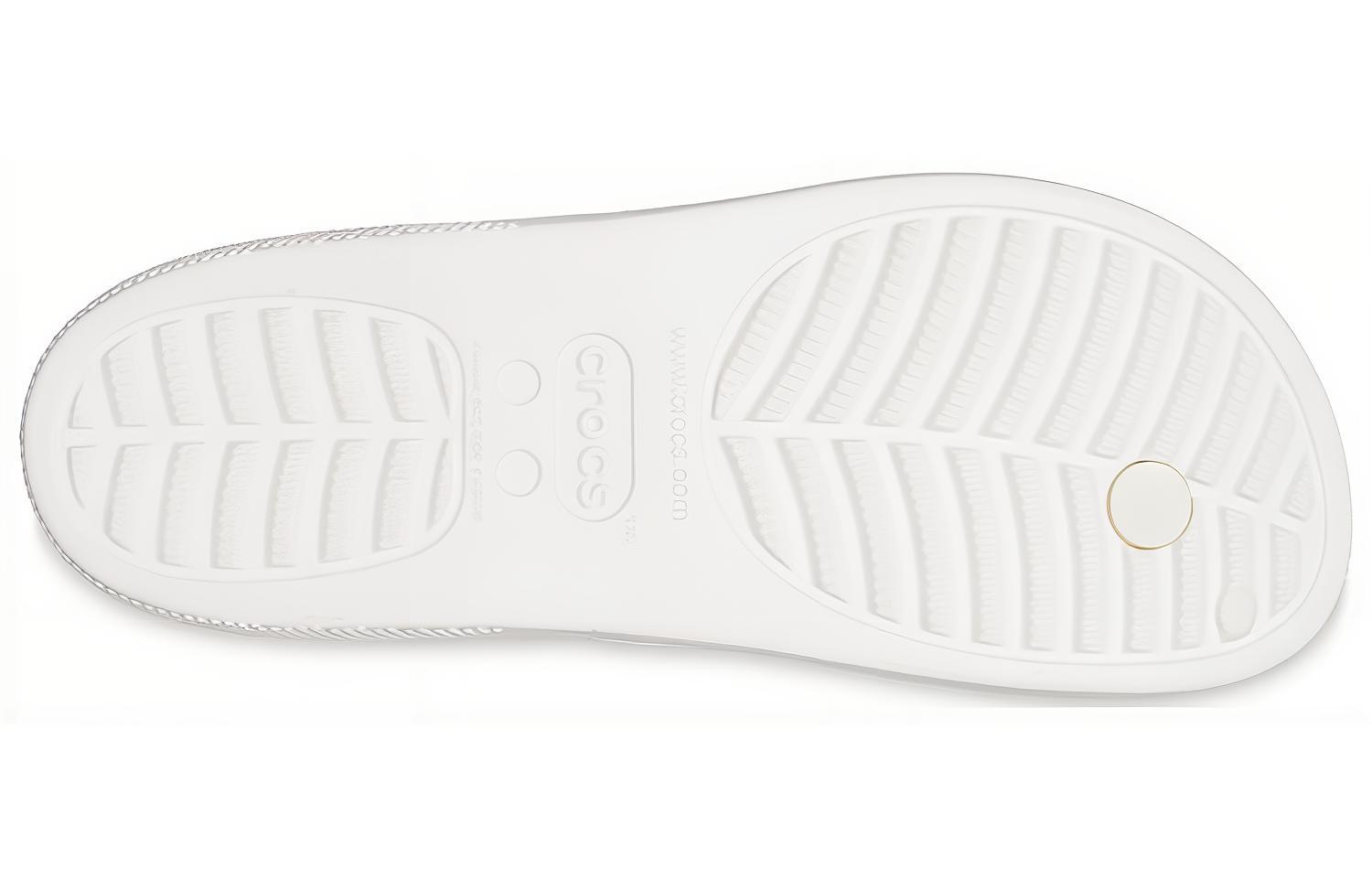 Details for (W) Crocs 经典增高人字拖鞋 '白色' 207714-100