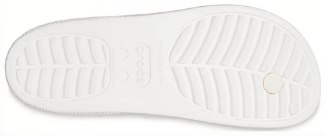 Details for 卡駱馳Crocs 經典雲朵人字拖鞋 女款 白色