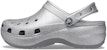 (W) Crocs Classic Platform Glitter Clog 'Silver' - Kasut Crocs Platform Glitter 'Perak' 207241-040