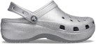 Order (W) Crocs Classic Platform Glitter Clog 'Silver' - Kasut Crocs Platform Glitter 'Perak' 207241-040