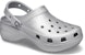 (W) Crocs Classic Platform Glitter Clog 'Silver' - Kasut Crocs Platform Glitter 'Perak' 207241-040
