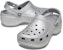 (W) Crocs Classic Platform Glitter Clog 'Silver' - Kasut Crocs Platform Glitter 'Perak' 207241-040