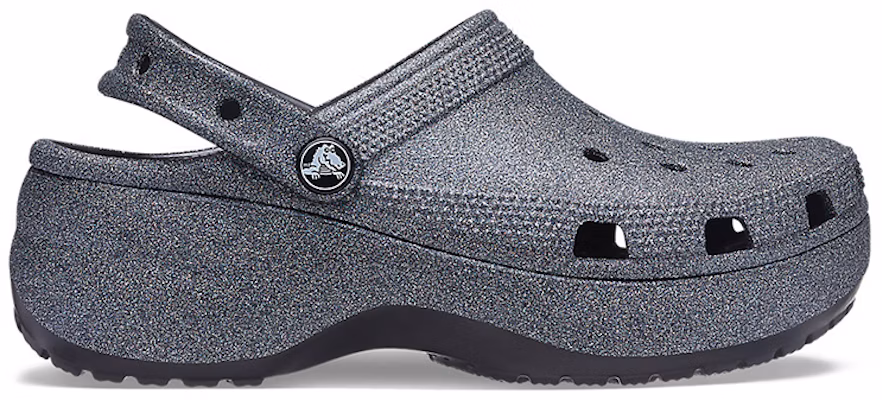 (Women) Crocs Classic Platform Glitter II Clog 'Black' 207770-001 Order (Women) Crocs Classic Platform Glitter II Clog 'Black' 207770-001