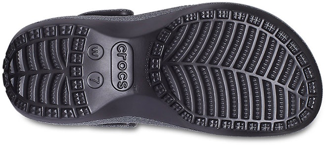 (W) Crocs Classic Platform Glitter II Clog 'Hitam' 207770-001 Sizing (W) Crocs Classic Platform Glitter II Clog 'Hitam' 207770-001
