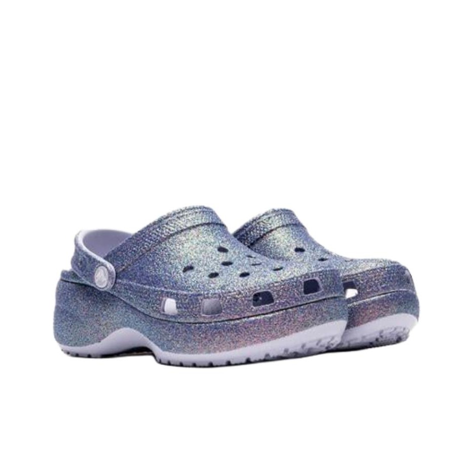 Lookbook (W) Crocs 經典厚底閃亮亮片洞洞鞋 211024-5BR
