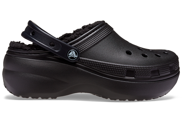 Lookbook (W) Crocs经典加底保暖拖鞋'黑色' 207938-001