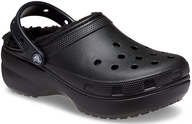 (Women) Crocs Classic Platform Lined Clog 'Black' 207938-001 Lookbook (Women) Crocs Classic Platform Lined Clog 'Black' 207938-001