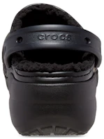 Details for Crocs卡駱馳 經典雲朵暖棉洞洞 運動拖鞋 女款 黑色