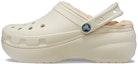 Buy (W) Crocs Classic Platform Gefüttert Clog ''Bone'' 207938-2Y2