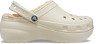 Lookbook (W) Crocs Classic Platform Gefüttert Clog ''Bone'' 207938-2Y2