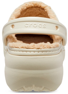 (W) Crocs Classic Platform Gefüttert Clog ''Bone'' 207938-2Y2 Details for (W) Crocs Classic Platform Gefüttert Clog ''Bone'' 207938-2Y2