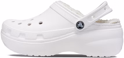 (Women) Crocs Classic Platform Lined Clogs 'White' 207938-100 (Women) Crocs Classic Platform Lined Clogs 'White' 207938-100
