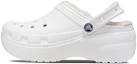 Buy (W) Crocs Classic Platform Foderati Zoccoli ''Bianchi'' 207938-100