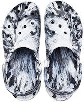 (W) Crocs Classic Platform Marbled Clog 'Hitam Putih' 207176-066 Shop (W) Crocs Classic Platform Marbled Clog 'Hitam Putih' 207176-066