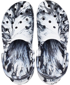 (W) Crocs Classic Platform Marbled Clog 'Hitam Putih' 207176-066 Shop (W) Crocs Classic Platform Marbled Clog 'Hitam Putih' 207176-066