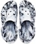 Shop (W) Crocs Classic Platform Marbled Clog 'Hitam Putih' 207176-066