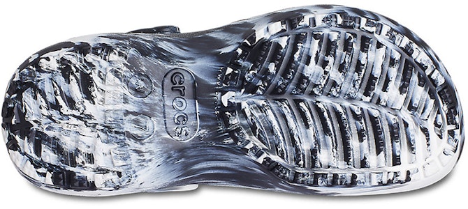 (W) Crocs Classic Platform Marbled Clog 'Hitam Putih' 207176-066 Details for (W) Crocs Classic Platform Marbled Clog 'Hitam Putih' 207176-066