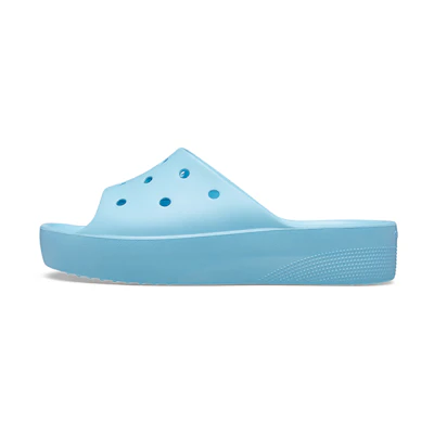(W) Crocs Classic Platform Slide 'Arctic'