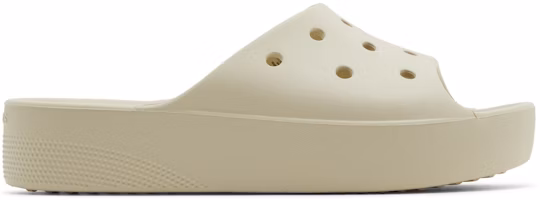 (Women) Crocs Classic Platform Slide 'Bone' 208180-2Y2 (Women) Crocs Classic Platform Slide 'Bone' 208180-2Y2