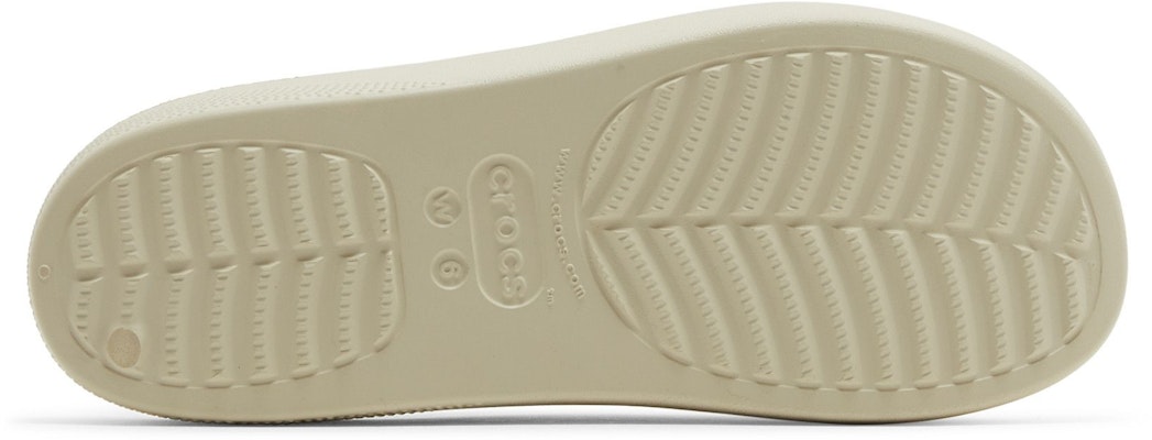 (Women) Crocs Classic Platform Slide 'Bone' 208180-2Y2 Shop (Women) Crocs Classic Platform Slide 'Bone' 208180-2Y2