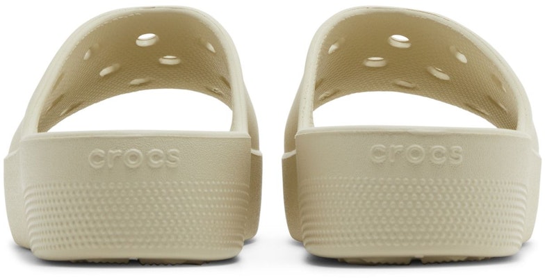 (Women) Crocs Classic Platform Slide 'Bone' 208180-2Y2 Details for (Women) Crocs Classic Platform Slide 'Bone' 208180-2Y2