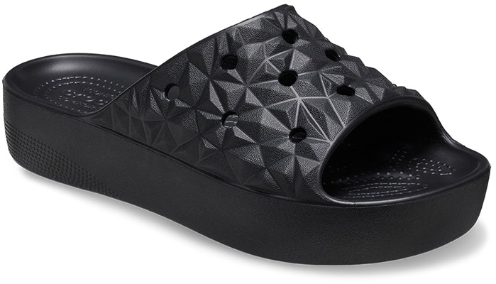 (W) Crocs Classic Platform Sandal 'Hitam' 209564-001 Lookbook (W) Crocs Classic Platform Sandal 'Hitam' 209564-001