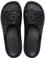 (W) Crocs Classic Platform Slides 'Hitam' 209564-001 Shop (W) Crocs Classic Platform Slides 'Hitam' 209564-001