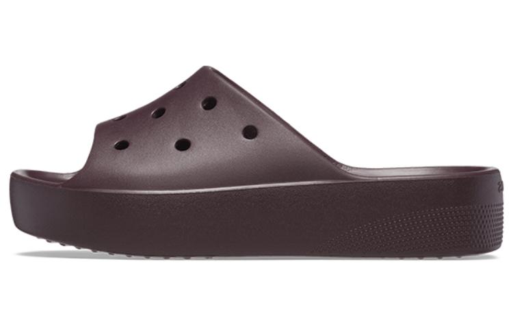 (Women) Crocs Classic Platform Slides 'Dark Cherry' 208180-6WD