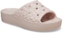 (W) Crocs Classic Platform Slides 'Merah Jambu' 209564-6UR