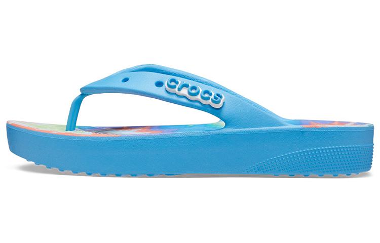 (Women) Crocs Classic Platform Tie Dye 'Oxygen Multi' 208043-4KT