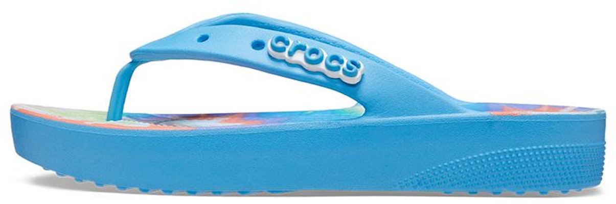 (Women) Crocs Classic Platform Tie Dye 'Oxygen Multi' 208043-4KT Buy (Women) Crocs Classic Platform Tie Dye 'Oxygen Multi' 208043-4KT