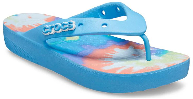 (Women) Crocs Classic Platform Tie Dye 'Oxygen Multi' 208043-4KT Lookbook (Women) Crocs Classic Platform Tie Dye 'Oxygen Multi' 208043-4KT