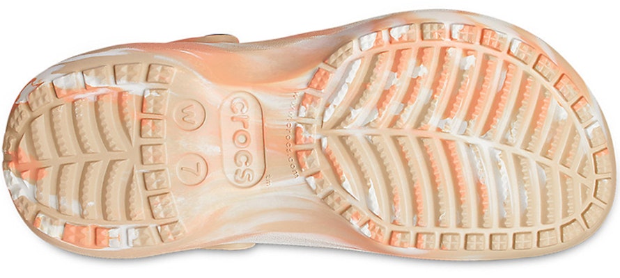 Crocs卡樂齊 Classic 經典大理石紋雲朵 時尚休閒鞋洞洞涼鞋 女款 茶色 Details for Crocs卡樂齊 Classic 經典大理石紋雲朵 時尚休閒鞋洞洞涼鞋 女款 茶色