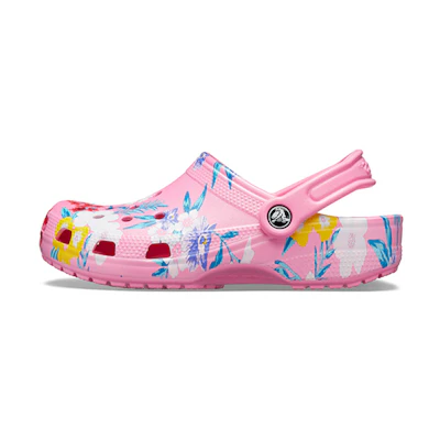 (W) Crocs Classic Printed 'Pink Floral'
