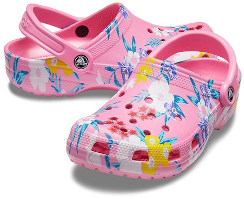 (W) Crocs经典印花'粉色花卉' 205838-99A Lookbook (W) Crocs经典印花'粉色花卉' 205838-99A