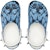 (W) Crocs Klasik Rebel Clogs 'Biru Putih' 208329-928