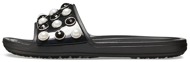 (Women) Crocs Classic Sandal 'Eternal Pearl Black' 205440-001 (Women) Crocs Classic Sandal 'Eternal Pearl Black' 205440-001