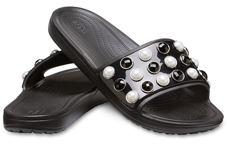 Shop (Women) Crocs Classic Sandal 'Eternal Pearl Black' 205440-001