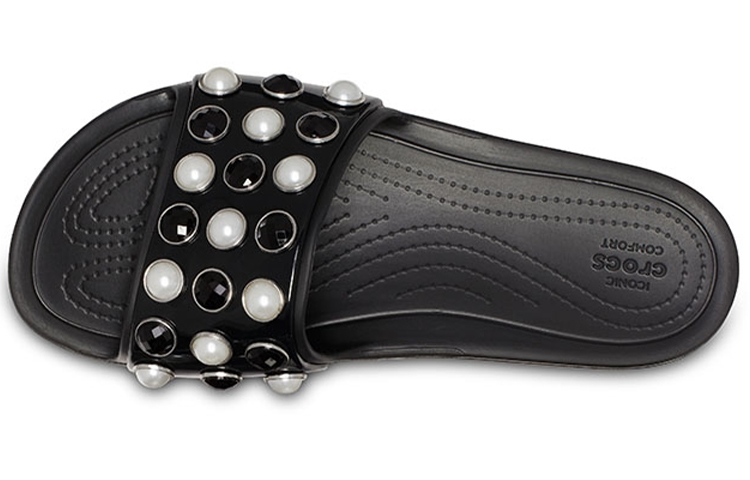 Purchase (Women) Crocs Classic Sandal 'Eternal Pearl Black' 205440-001