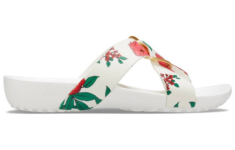 Order (Women) Crocs Classic Sandal 'Floral White' 206434-97E