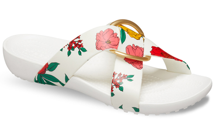 Lookbook (Women) Crocs Classic Sandal 'Floral White' 206434-97E