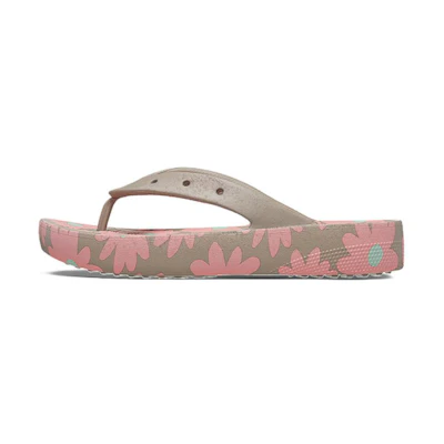 (W) Crocs Classic Sandal 'Light Brown Pink'