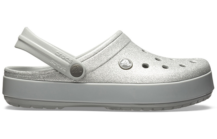 Order (Women) Crocs Classic Sandal 'Shiny Silver Grey' 205419-040