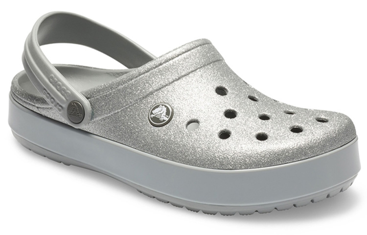 Lookbook (Women) Crocs Classic Sandal 'Shiny Silver Grey' 205419-040