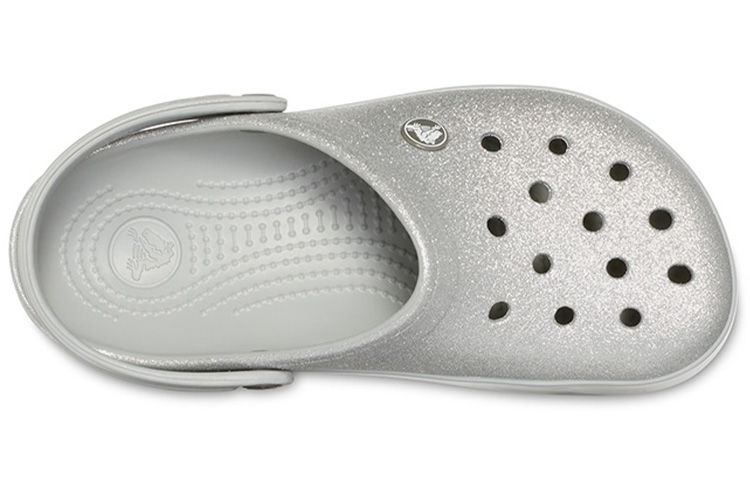 Purchase (Women) Crocs Classic Sandal 'Shiny Silver Grey' 205419-040