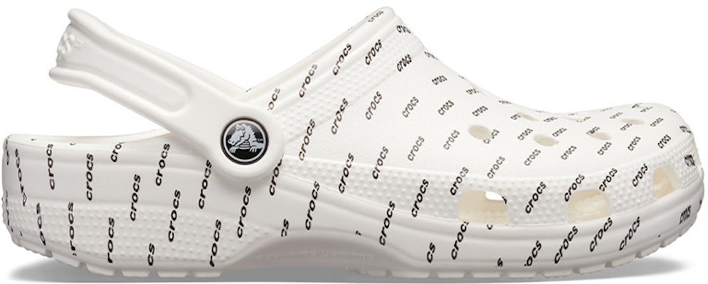 (Women) Crocs Classic Seasonal Graphic Clog 'White Black' 205706-103 Order (Women) Crocs Classic Seasonal Graphic Clog 'White Black' 205706-103