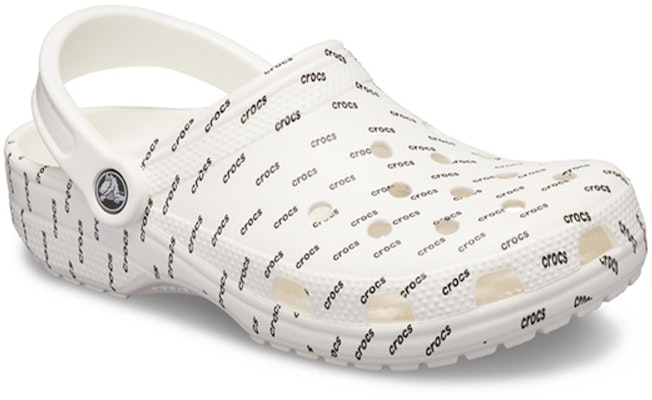 (Women) Crocs Classic Seasonal Graphic Clog 'White Black' 205706-103 Lookbook (Women) Crocs Classic Seasonal Graphic Clog 'White Black' 205706-103