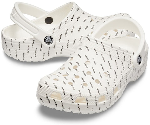 (Women) Crocs Classic Seasonal Graphic Clog 'White Black' 205706-103 Shop (Women) Crocs Classic Seasonal Graphic Clog 'White Black' 205706-103